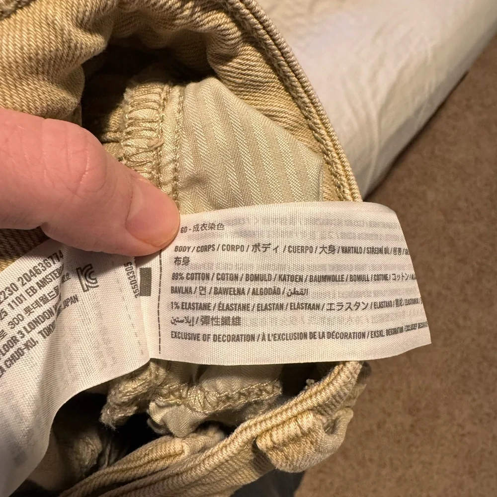 Hollister ULTRA HIGH-RISE DAD JEAN Tan - Picture 5 of 6